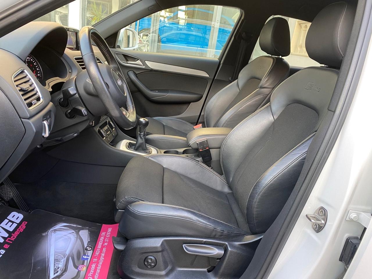 AUDI Q3 S-LINE 2.0 TDI NAVY LED Cam 2017