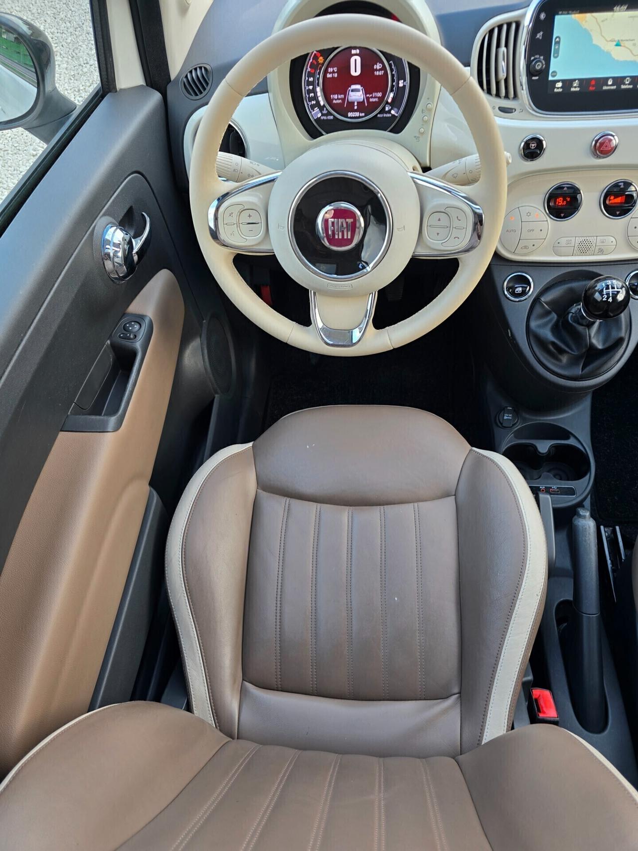 Fiat 500 1.2 Lounge tetto panoramico iva esposta