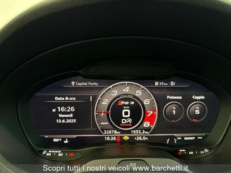 Audi A3 RS3 Sportback 2.5 tfsi quattro s-tronic