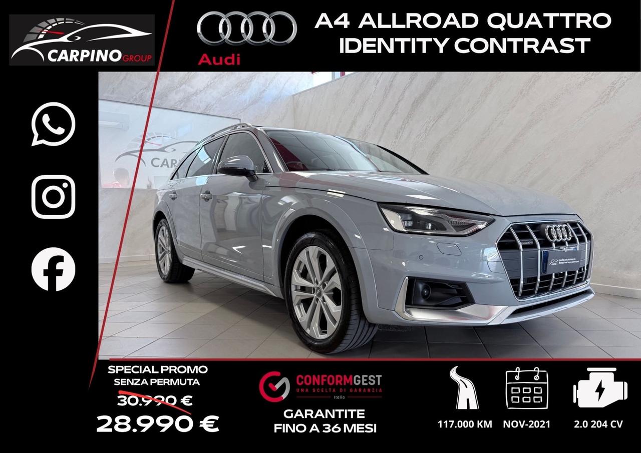 Audi A4 allroad 40 TDI 204 CV S tronic Identity Contrast