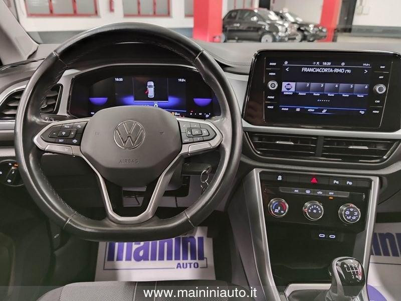 Volkswagen T-Roc 1.0 TSI 110cv Life + Car Play