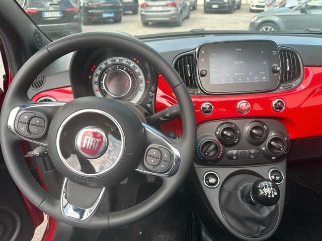 Fiat 500 C 1.0 Hybrid Red