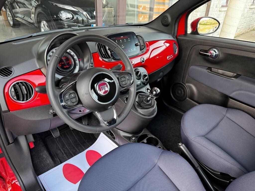 Fiat 500 C 1.0 Hybrid Red