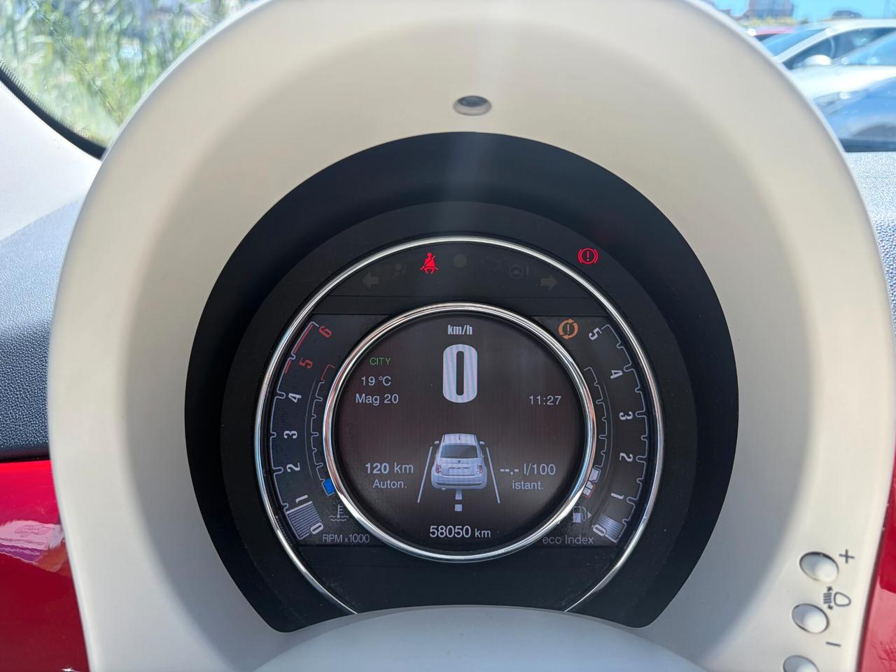 FIAT 500 LOUNGE 1.3 MJT ANNO 2015 58.000 KM UNICOPROPRIETARIO