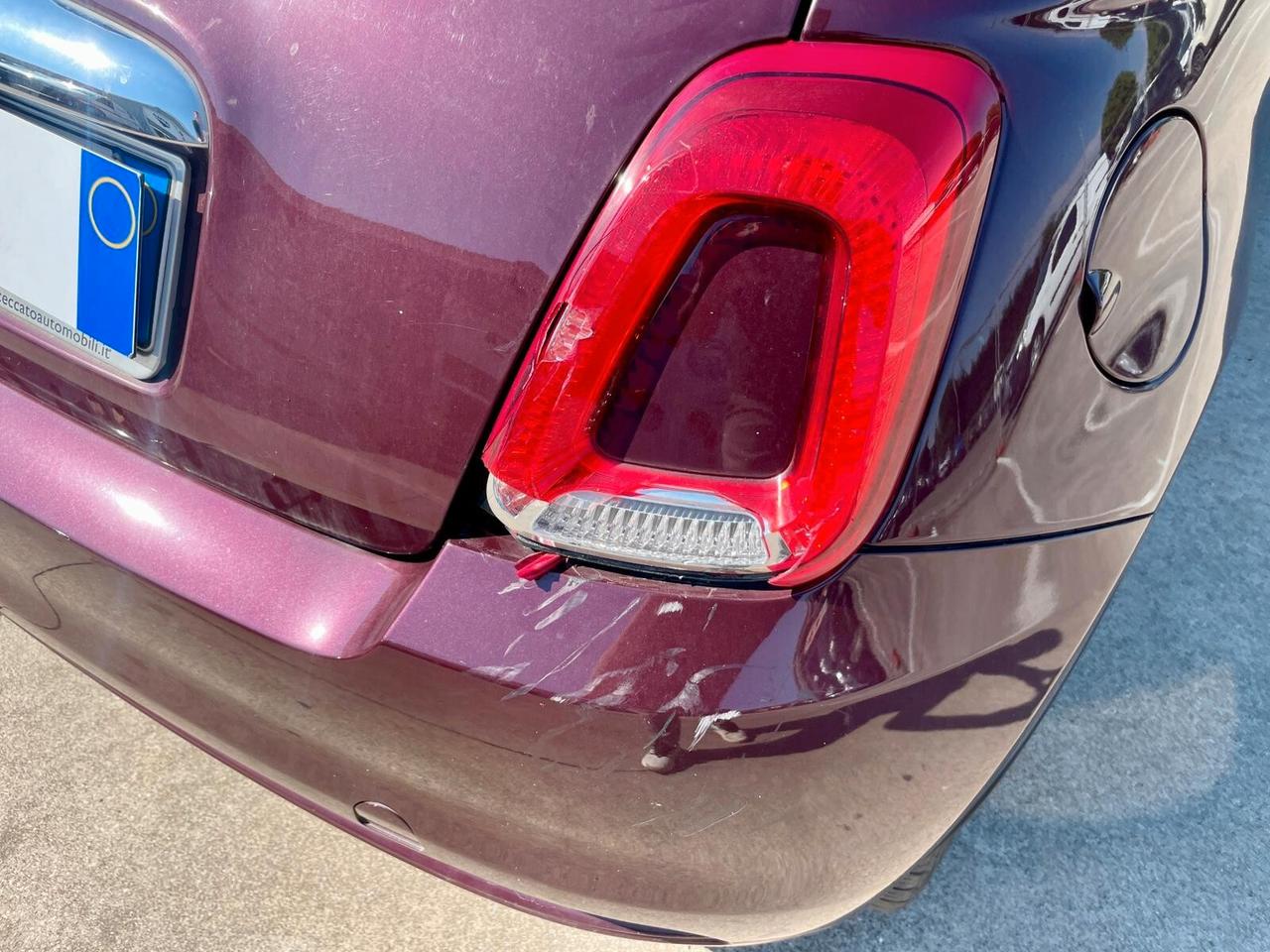 Fiat 500 1.2 Pop 2020 ***LIEVEMENTE SINISTRATA *** MARCIANTE ***