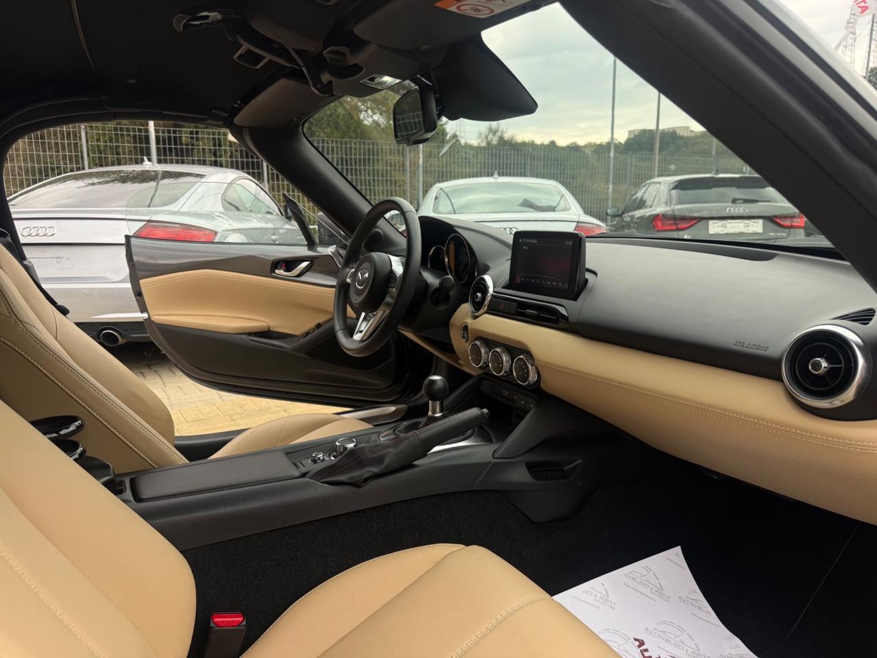 MX-5 1.5 SAKURA | CAPOTE BORDEAUX | PELLE BEIGE | BOSE | FULL LED | 17” | PRONTA CONSEGNA