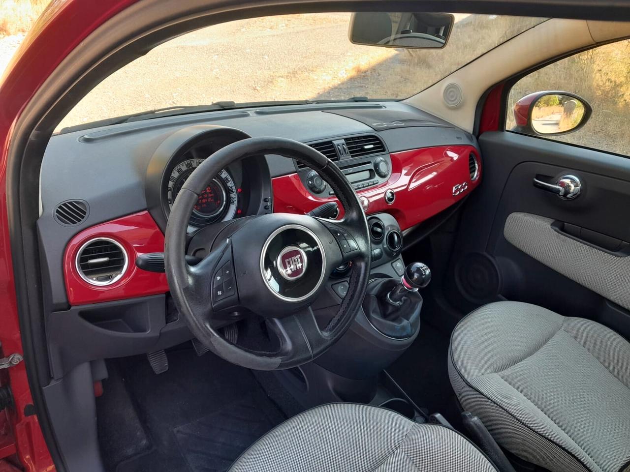 Fiat 500 1.3 Multijet 16V 75 CV Lounge rossa