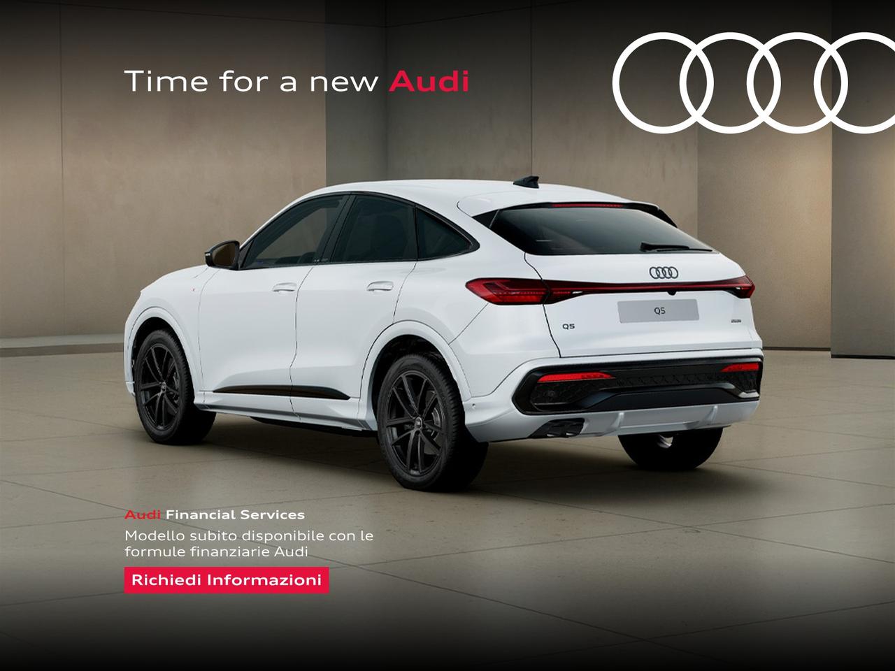 Audi Q5 sportback 2.0 tdi mhev+ s line edition quattro 204cv s-tronic