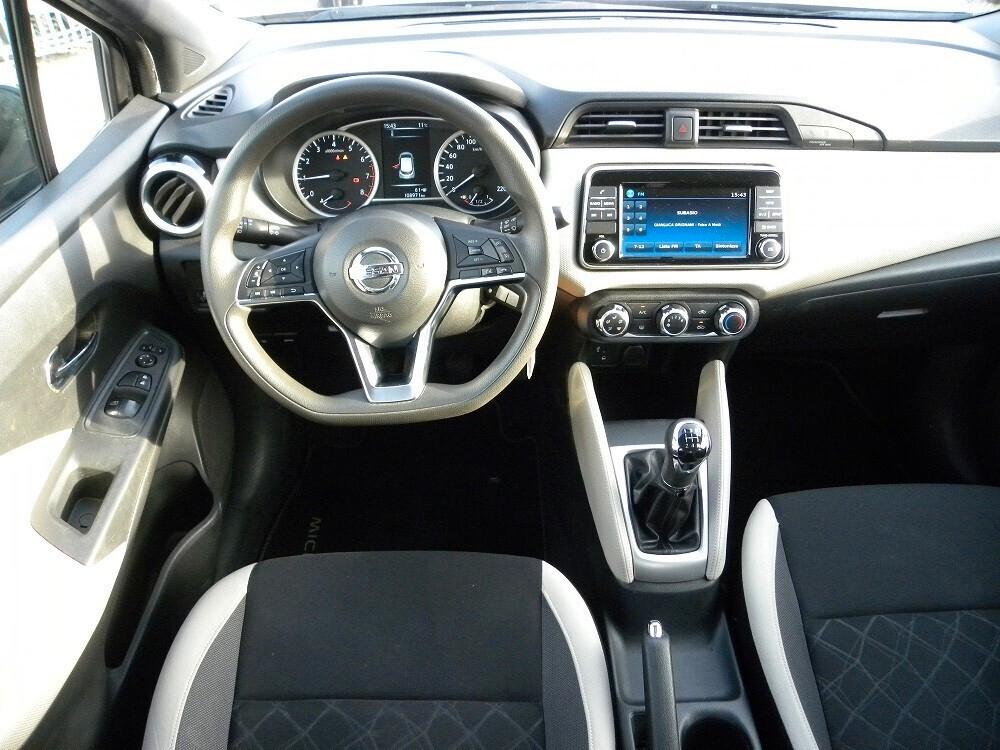 Nissan Micra 1.0L 12V 5 porte CLIMA CERCHI MULTIFUNZIONE NEO PATENTATI.