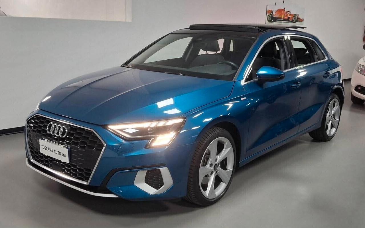Audi A3 SPB 35 TFSI S tronic line edition tetto panoramico