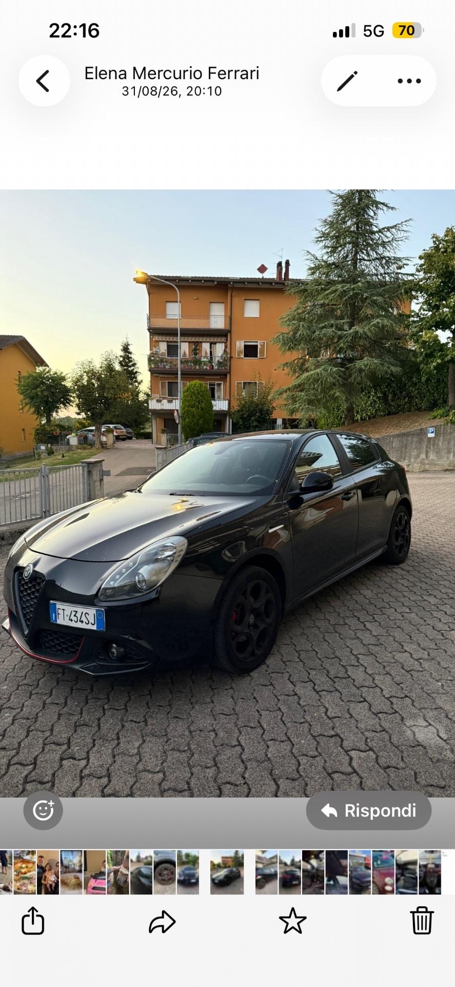 Alfa Romeo Giulietta Total black