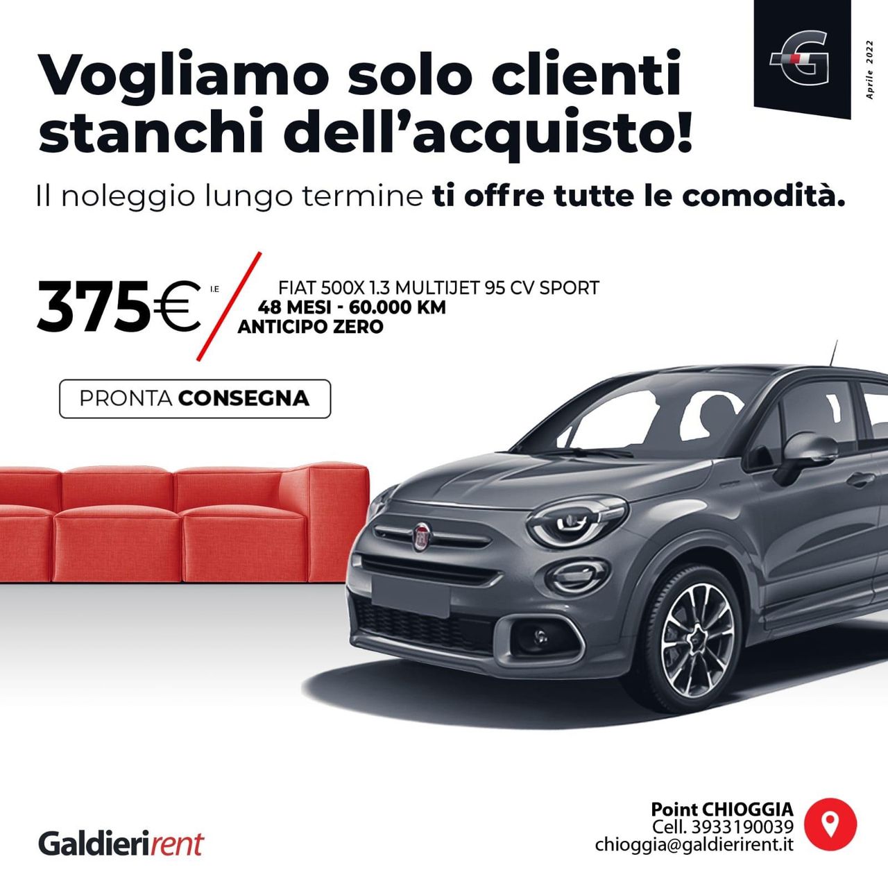 FIAT 500X 500X 1.3 M.Jet 95 CV Sport