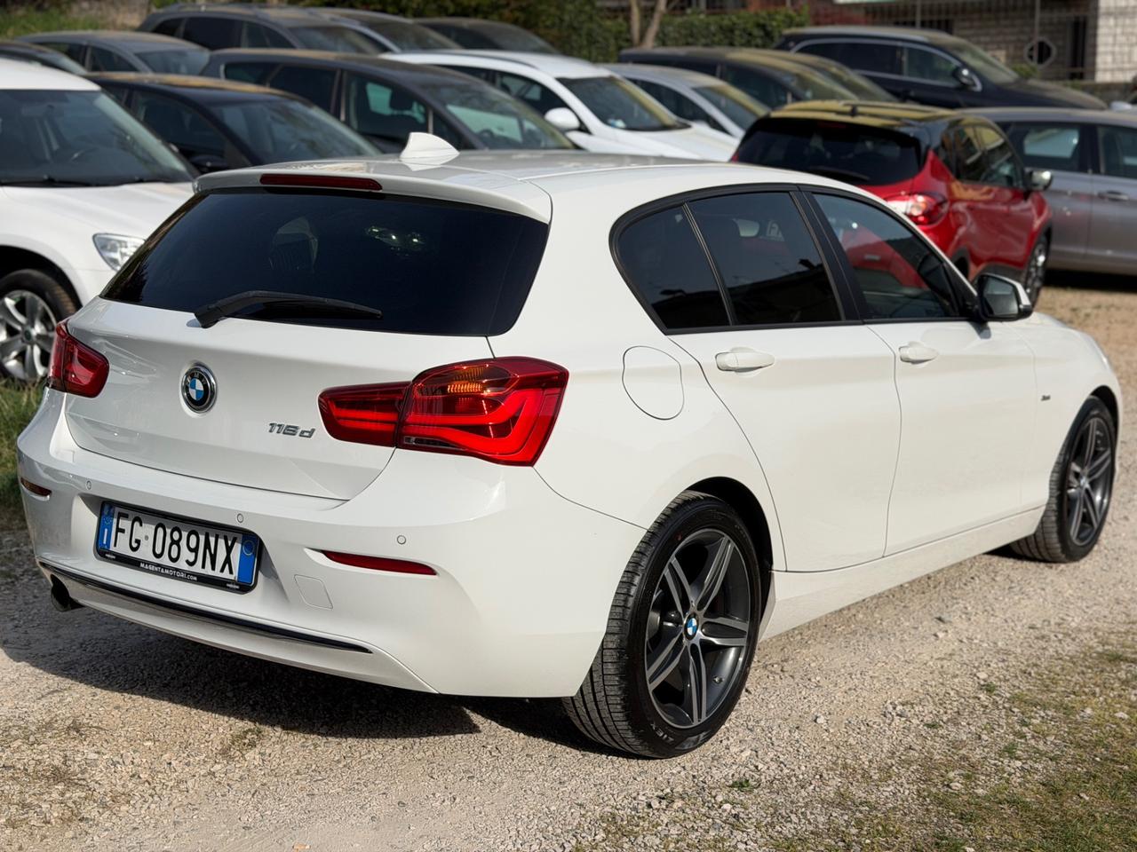 Bmw 116d 5p. SPORT KMCERT GARANZ UNICOPR