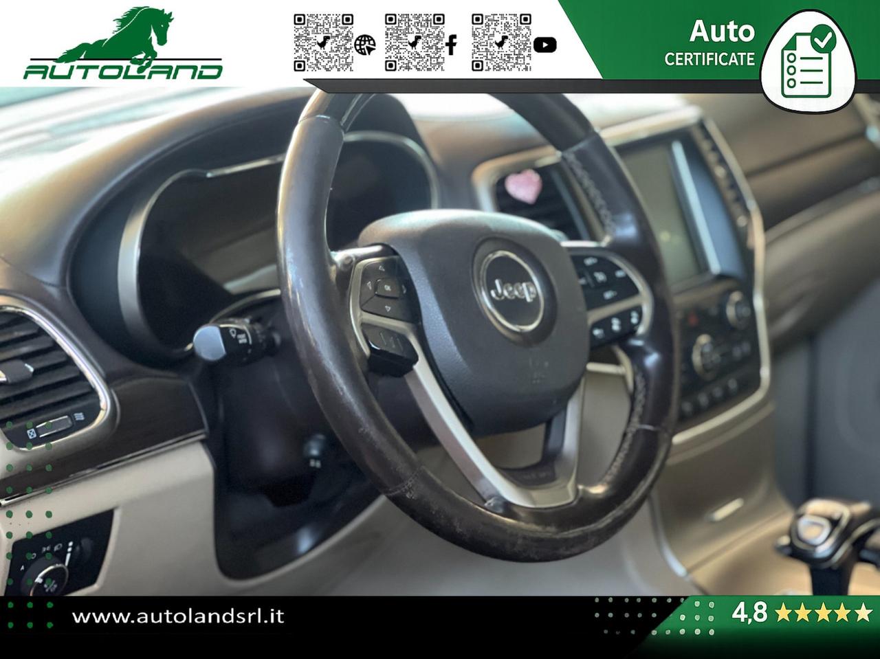Jeep Grand Cherokee 3.0 crd V6 Overland 250cv auto