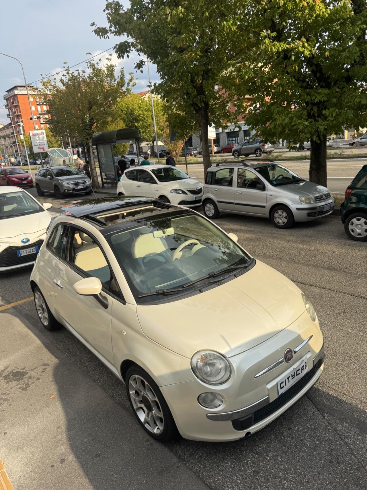 Fiat 500 Bianco Perla Tetto Apribile Full optional