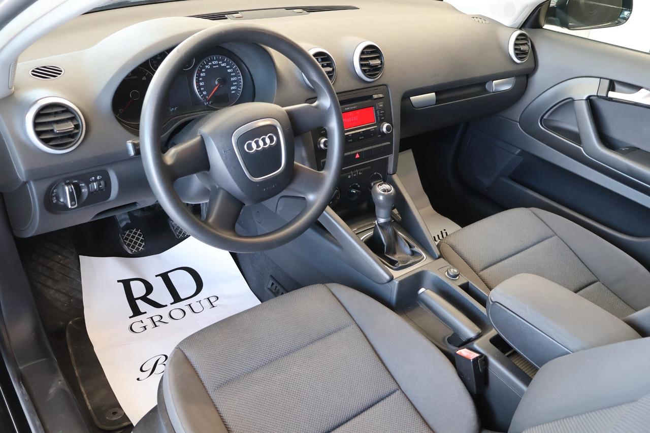 Audi A3 1.6 tdi Ambiente 90cv okneopatentati