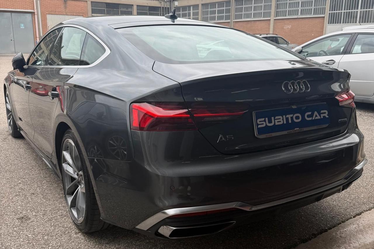 Audi A5 SPB 40 TDI quattro S tronic S-LINE EDITION FARI MATRIX CAMERA 360