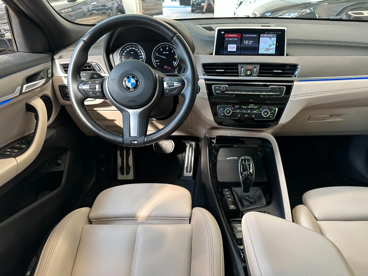 BMW X2 xdrive20d Msport X Auto-19"-Tetto-Camera-ACC-Pelle