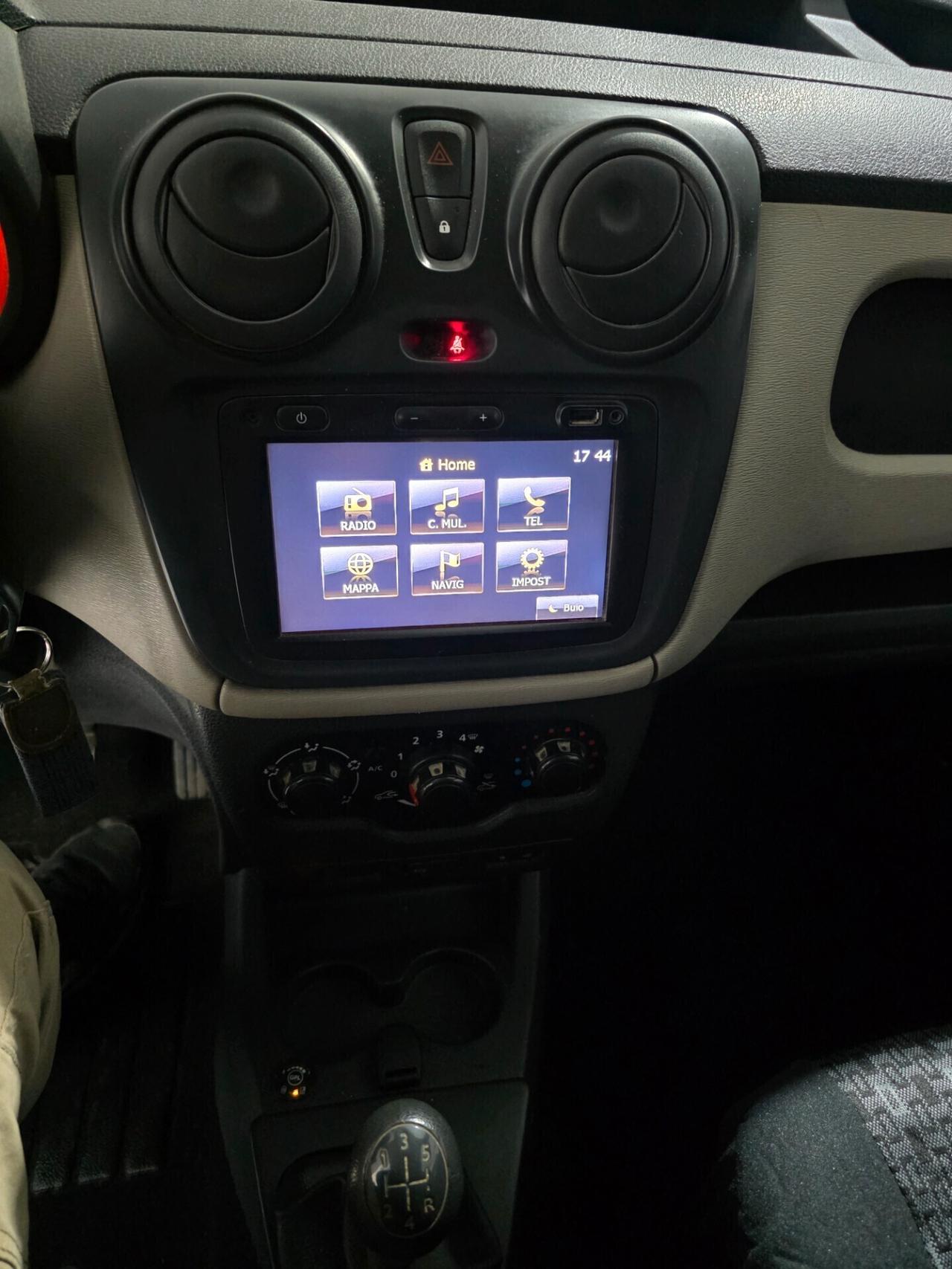 Dacia Dokker 1.6 8V 85CV GPL Furgone NAVI+BLUETOOTH+SENSORI+CLIMA