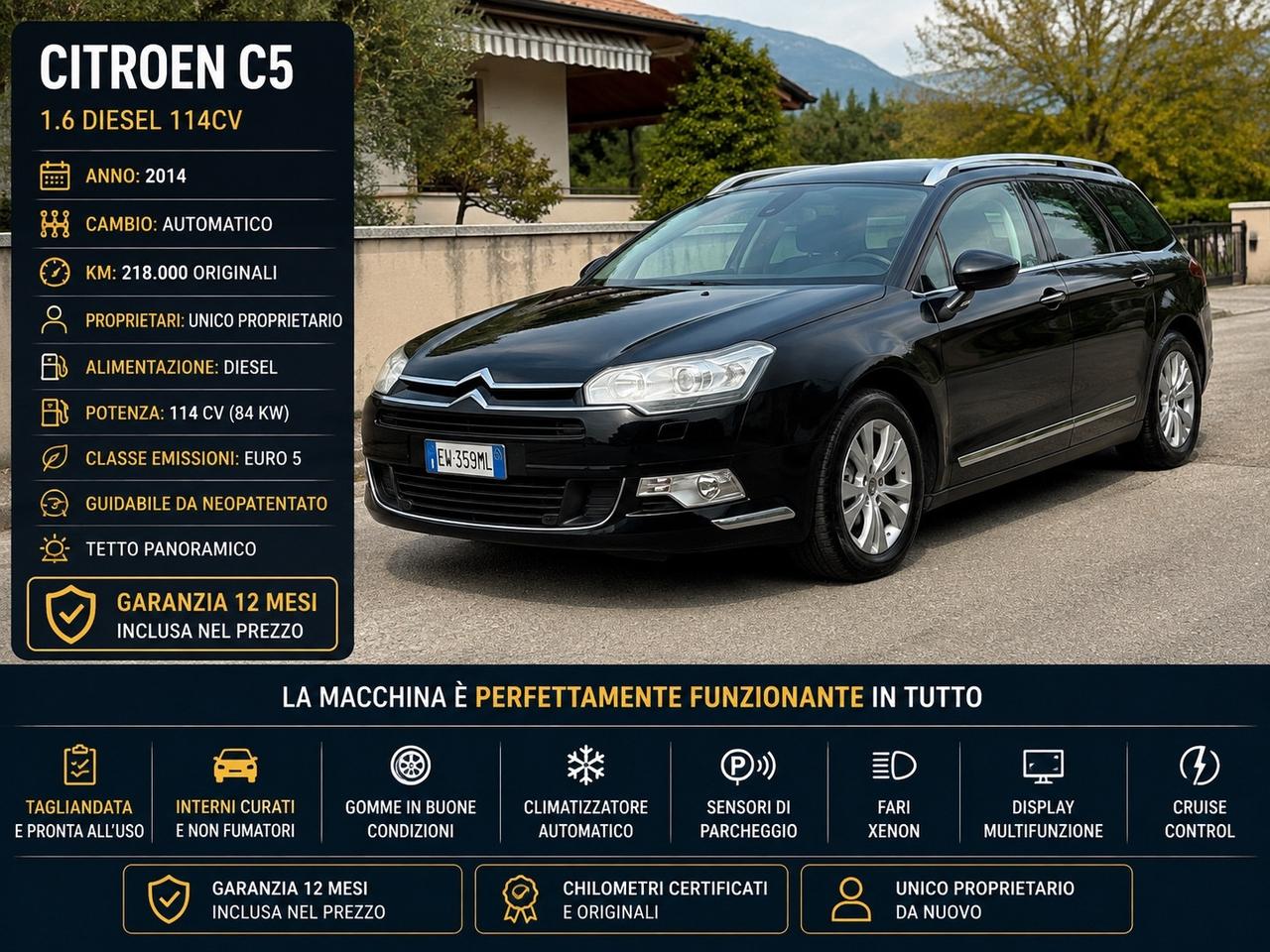 Citroen C5 1.6 e-HDi 115 CMP-6 Seduction Tourer