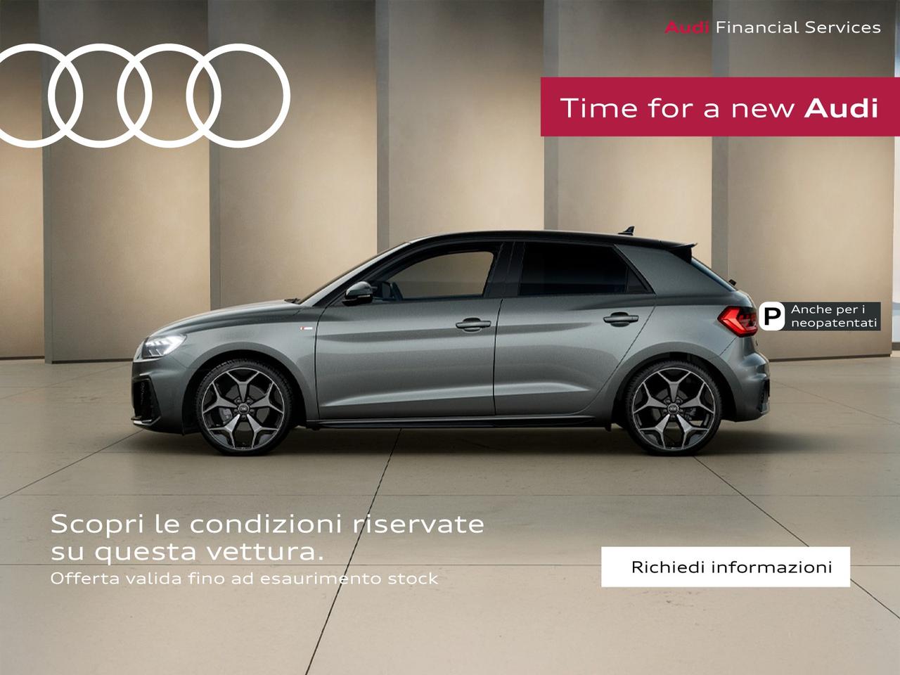 Audi A1 sportback 35 1.5 tfsi identity black s-tronic