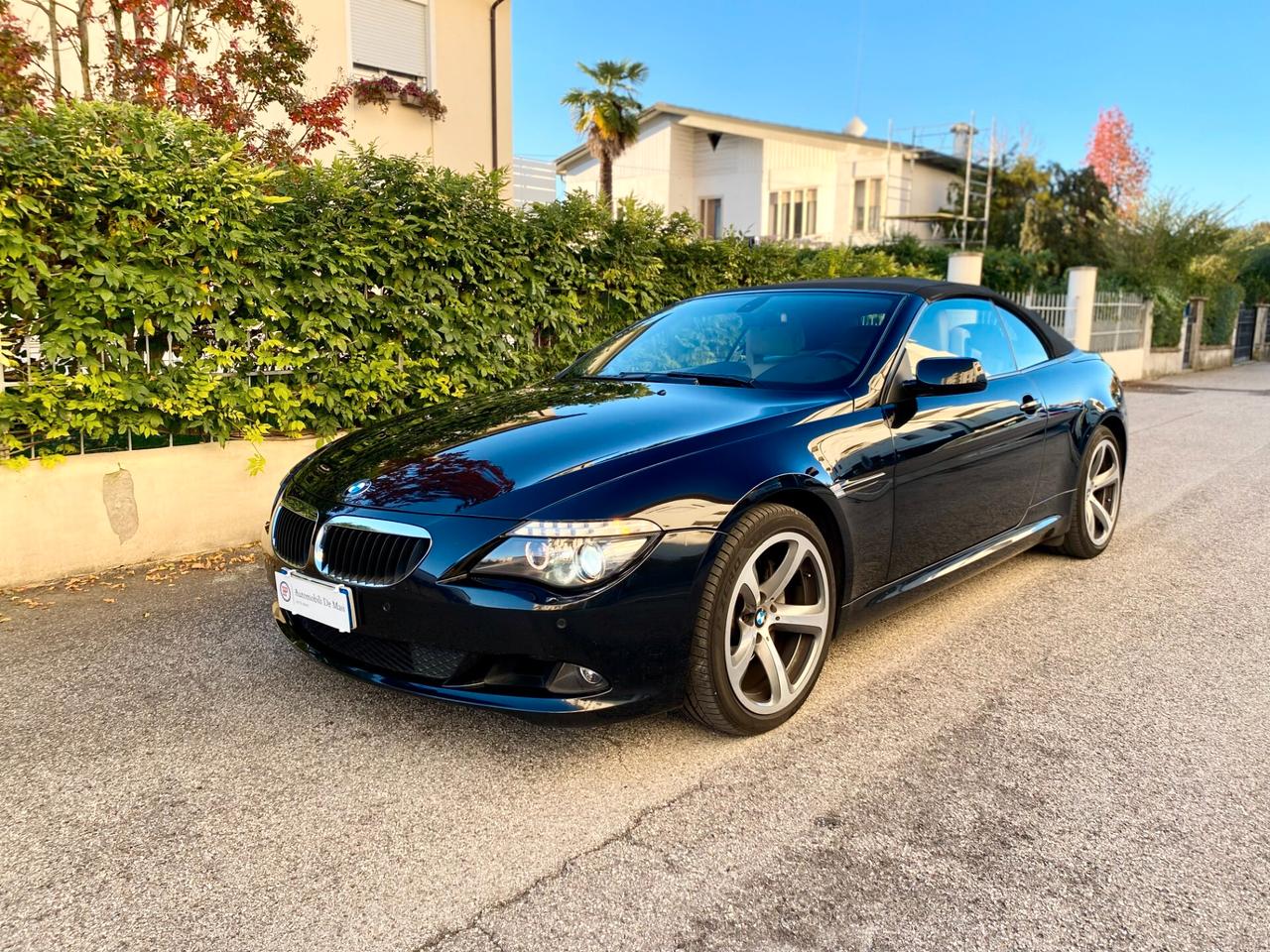 BMW Serie 635d Cabrio auto 286cv TAGLIANDI CERTIFICATI BMW