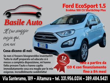 Ford EcoSport 1.5 Ecoblue 100 CV Start&Stop Plus