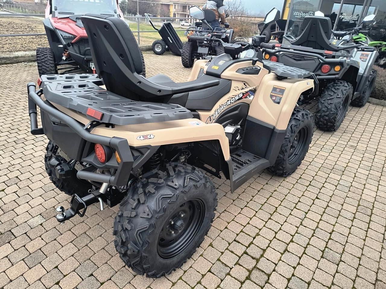 QUAD AODES ODES 850 PATHCROSS TARGA GIALLA