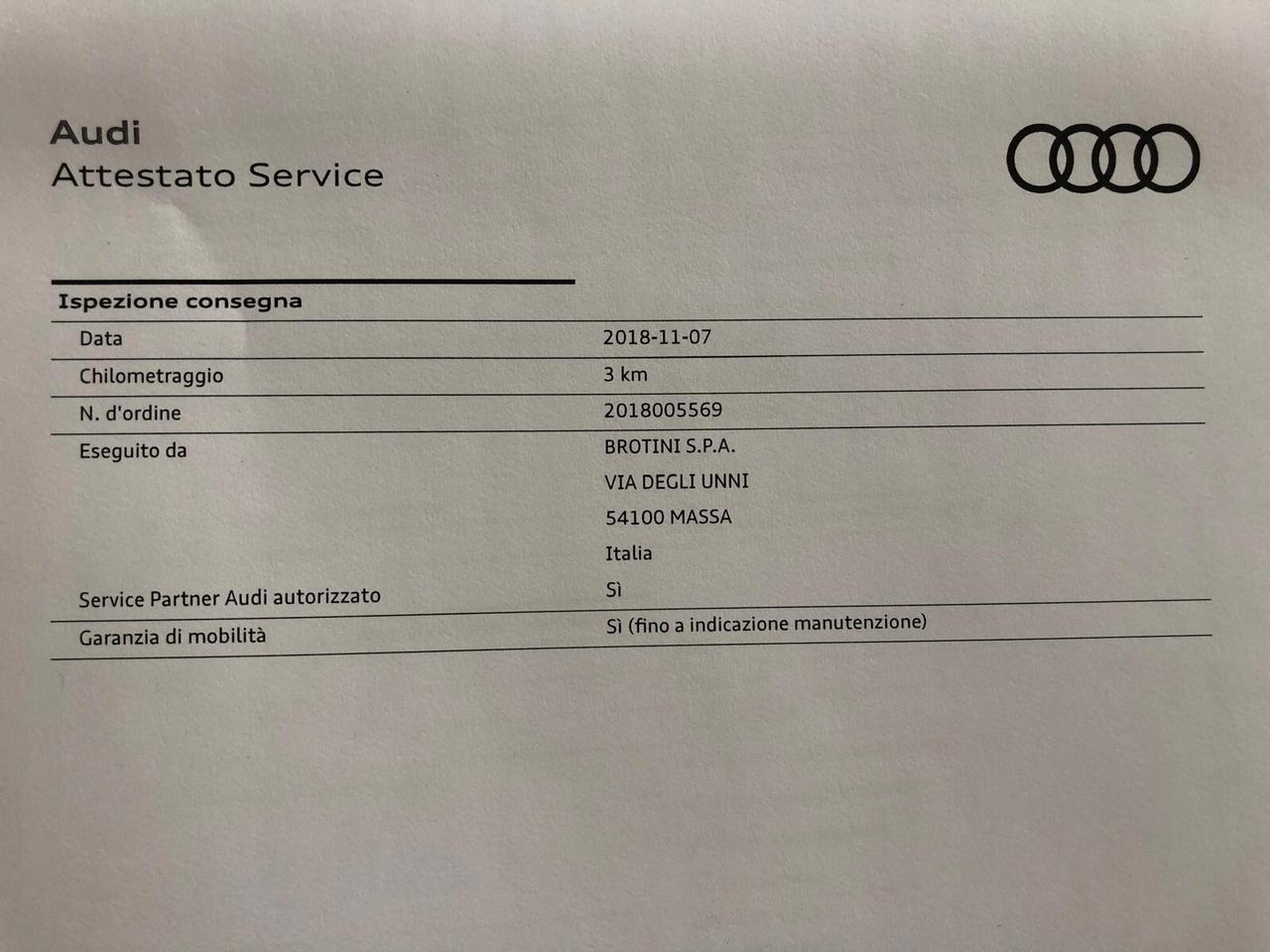 Audi Q5 2.0 TDI 190 CV quattro S tronic UNICO PROPRIETARIO