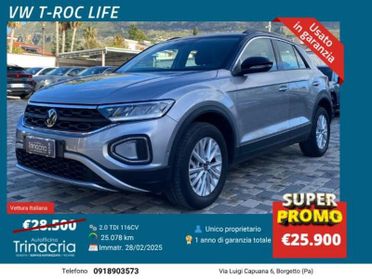 Volkswagen T-Roc Life 2.0 TDI 116CV