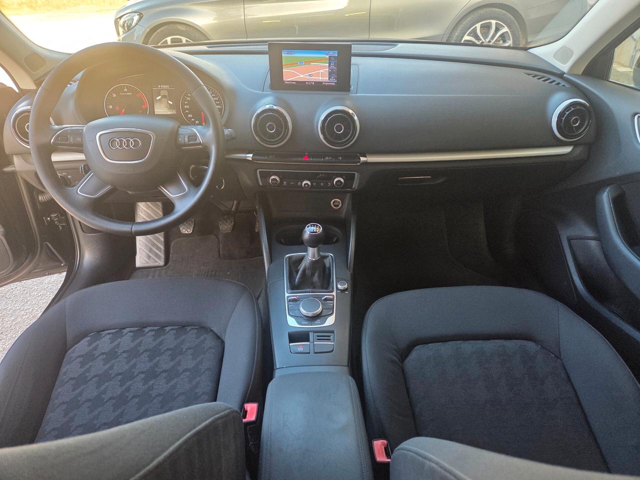 AUDI A3 1.6 TDI 110 CV ANNO 2014 FARI LED NAVIG KMCERT