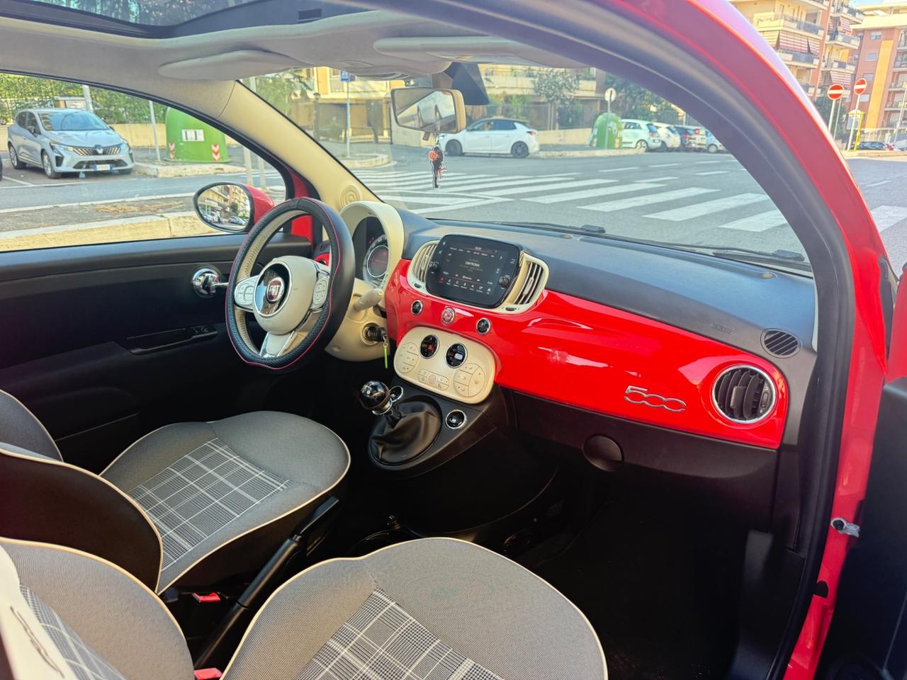 Fiat 500 1.2 EasyPower Lounge GPL LED PANORAMA CLIMA AUTOMATICO PDC PELLE CERCHI 15