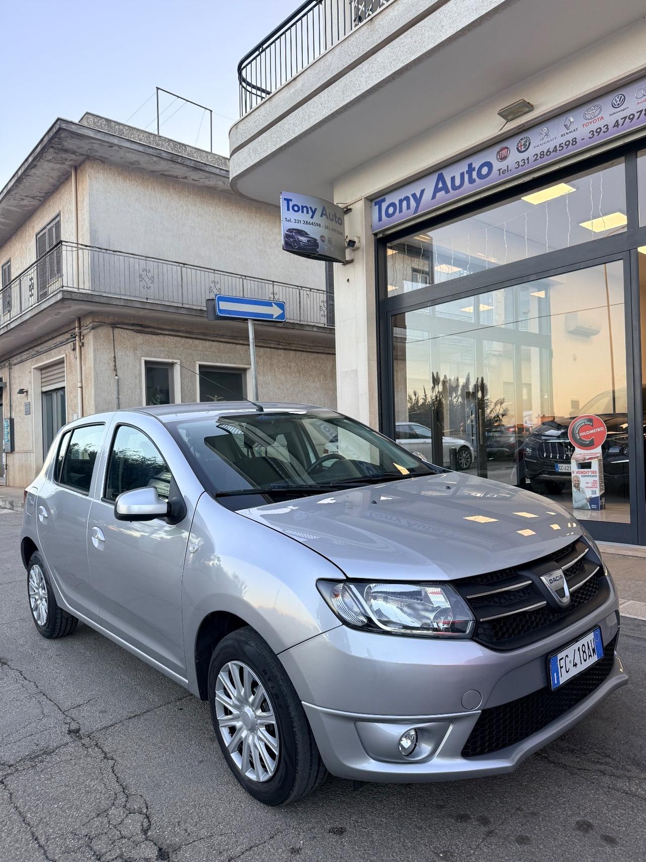 Dacia Sandero 1.2 BENZINA 2016 X NEO PATENTATI, 5 PORTE, CON NAVI,BLUETOOTH,CLIMA,KM CERTIFICATI