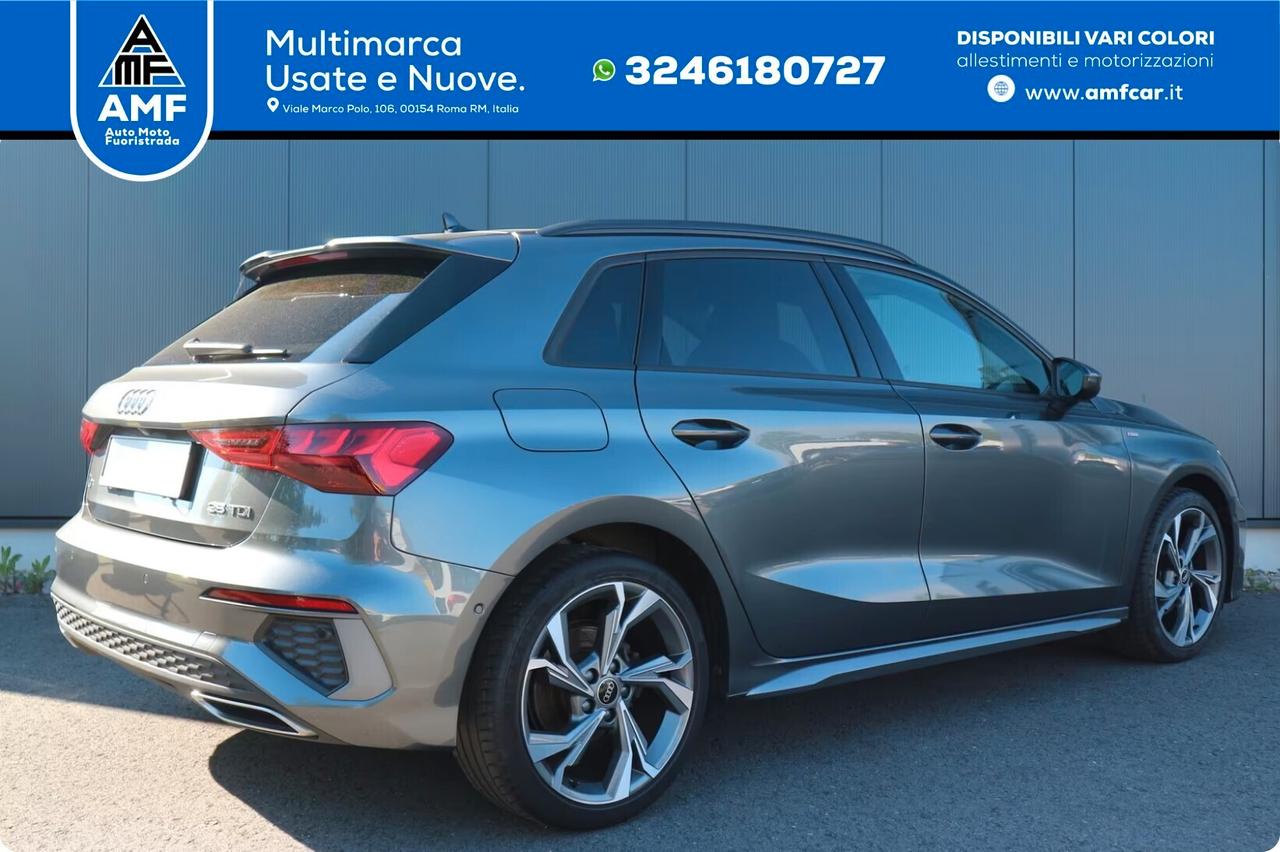 Audi A3 Sportback 35 2.0 TDI S line +Matrix+Navi+VC