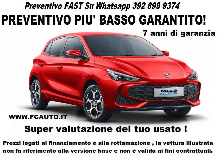 Mg MG3 comfort benzina , Nuova da immatricolare !
