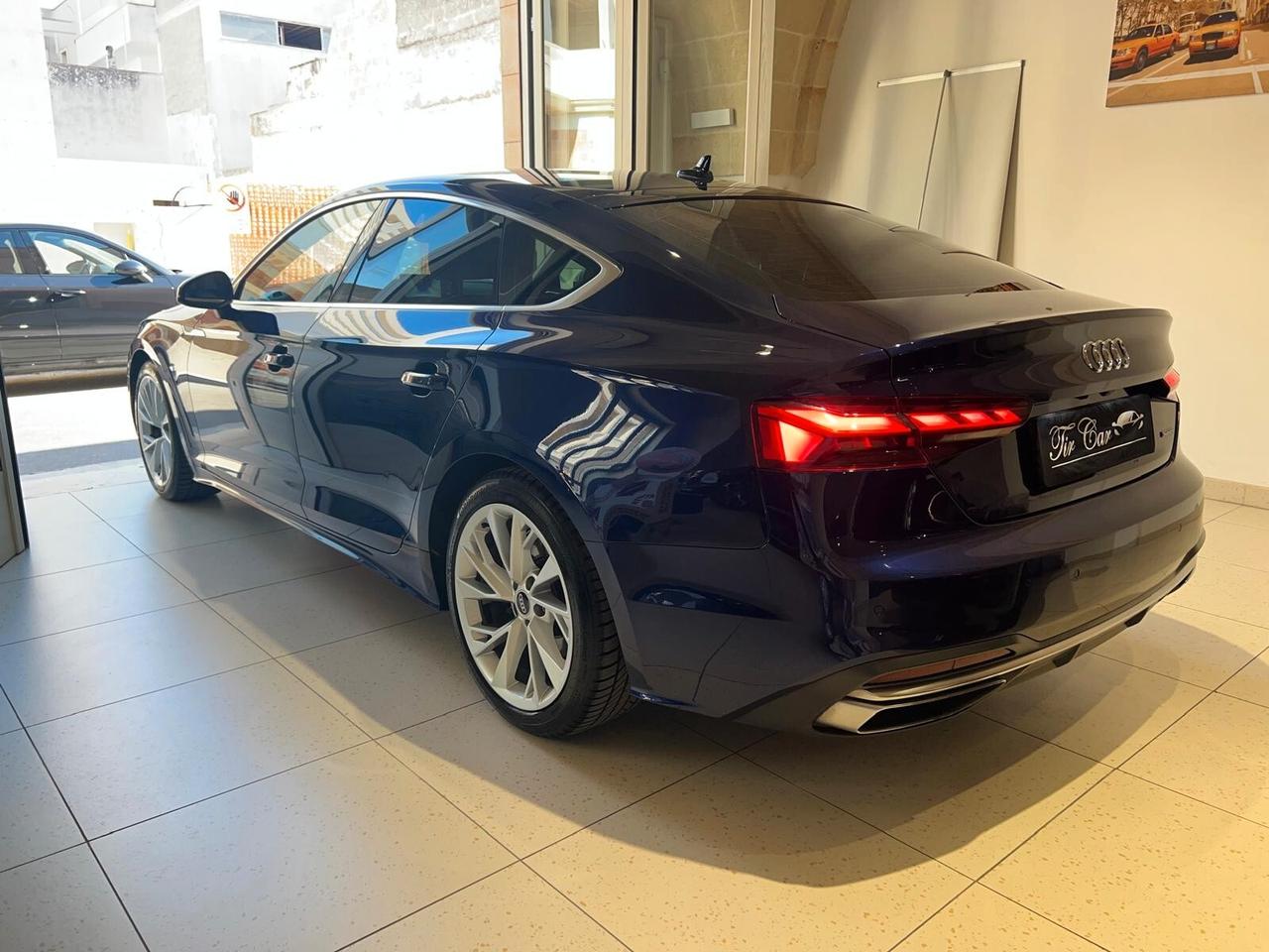 AUDI A5 SPORTBACK 40 TDI MEHV 204CV QUATTRO PELLE NAVI CAM ANNO 2021