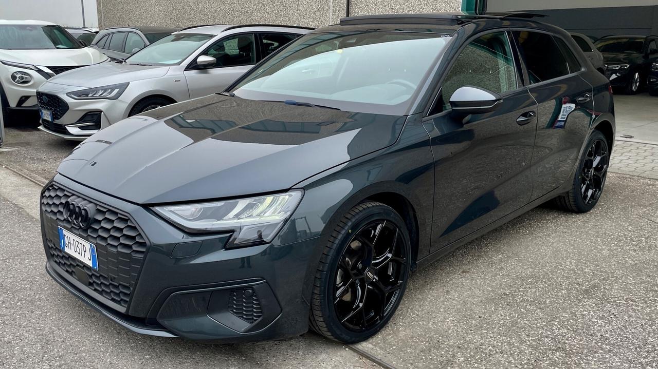 AUDI A3 35 2.0 ADVANCED TDI S-TRONIC 150CV - FULL LED, TETTO, LED