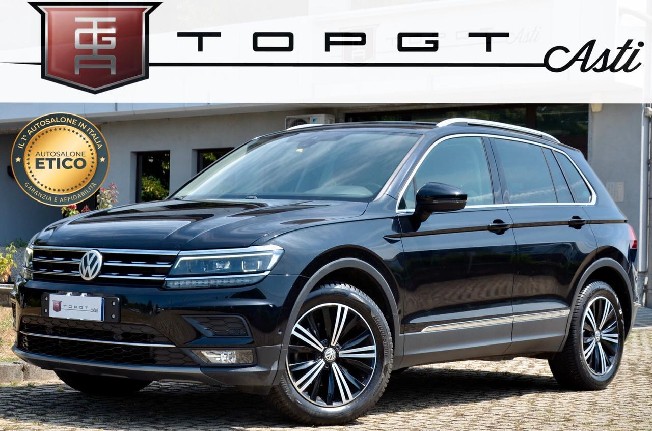 VOLKSWAGEN TIGUAN 2.0 TDI EXECUTIVE 150cv DSG, UNICOPROPRIETARIO, SERVICE VW, NAVI, RETROCAMERA, APPLE ANDROID, 18", PERMUTE