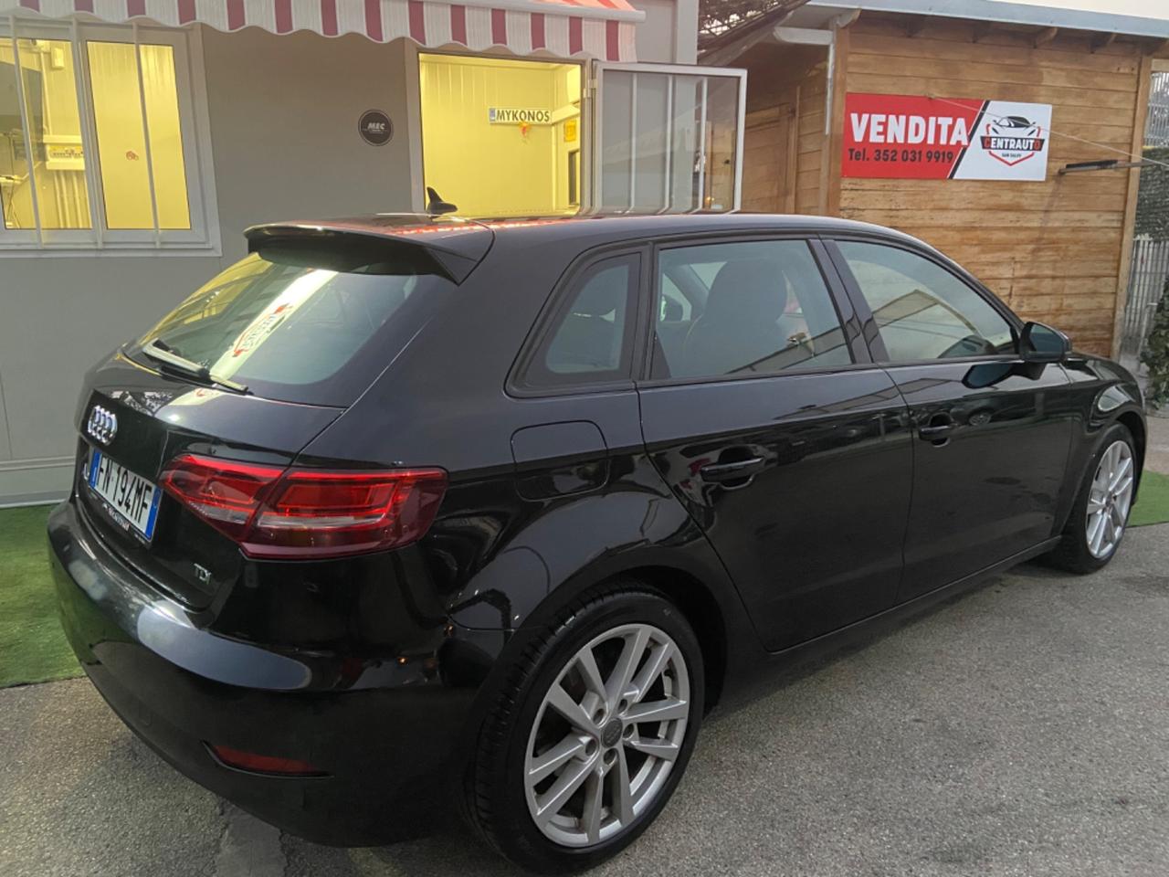 Audi A3 1.6 TDI 116 CV S tronic 2018 garanzia 12Mesi