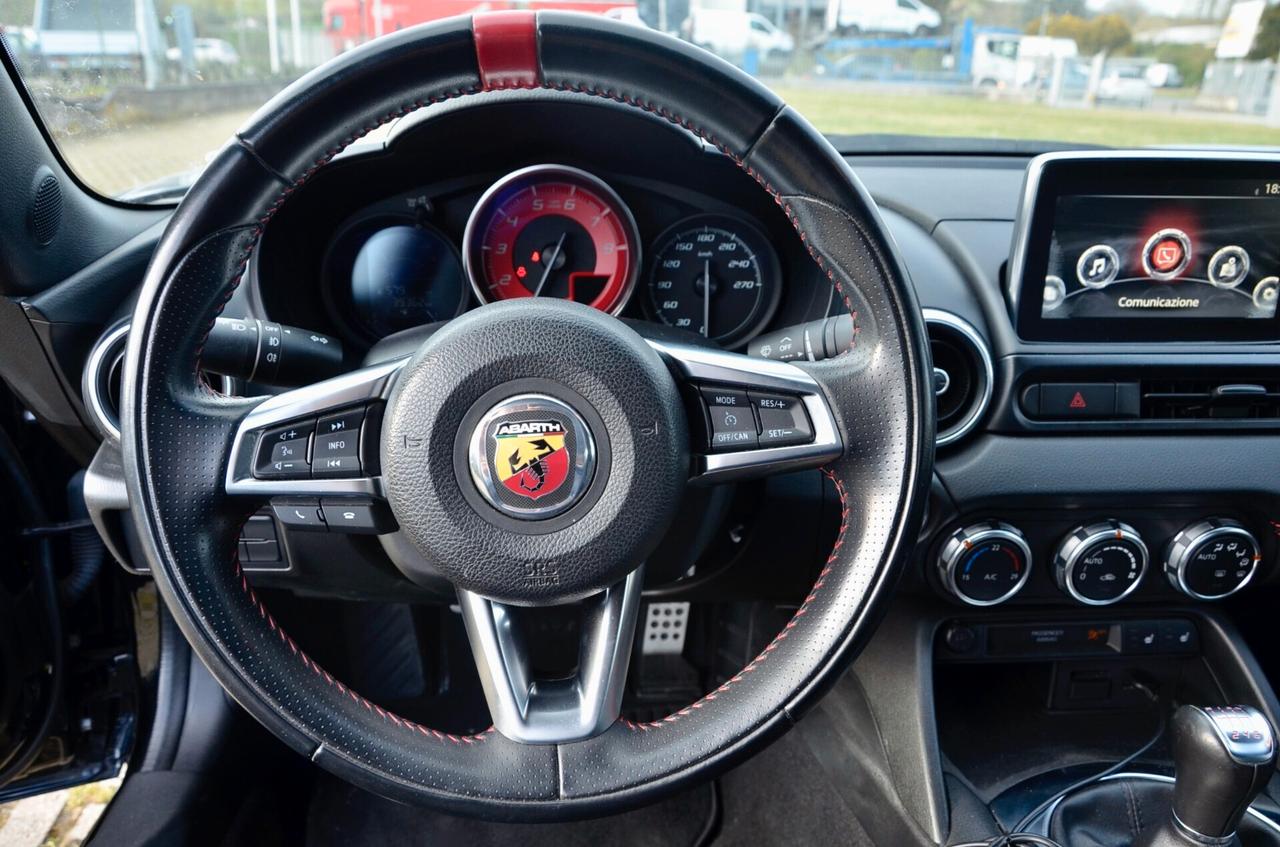 ABARTH 124 SPIDER 1.4 t M.AIR 170cv 70° ANNIVERSARIO, UFF ITALIANA, SERVICE DIMOSTRABILI, HI-FI BOSE, PELLE TOTALE, SCARICO RECORD MONZA, PERMUTE