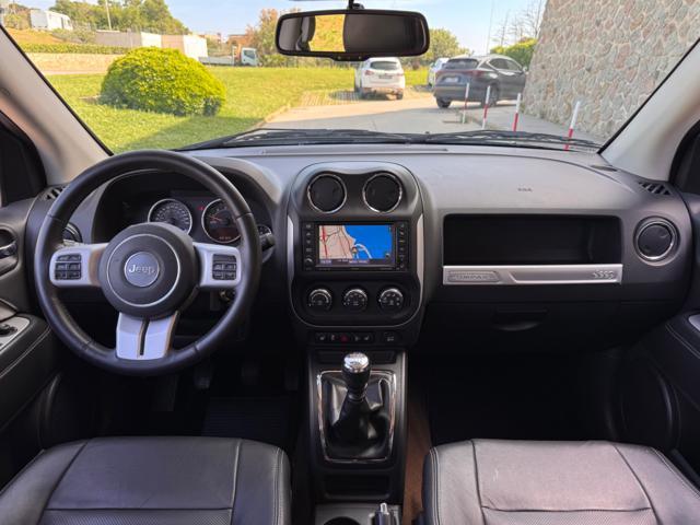 JEEP Compass 2.2 CRD 163 CV 4X4 LIMITED+NAVI+RCAM+PELLE