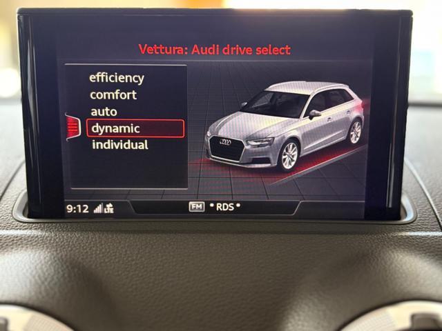 AUDI A3 Sportback 2.0TDI 150CV S Line S tronic VIRTUAL ACC