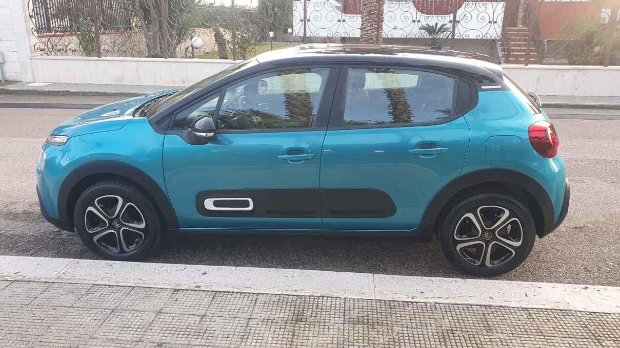 Citroen C3 BlueHDi 100 " B-Color Green/Black Pari al Nuovo"