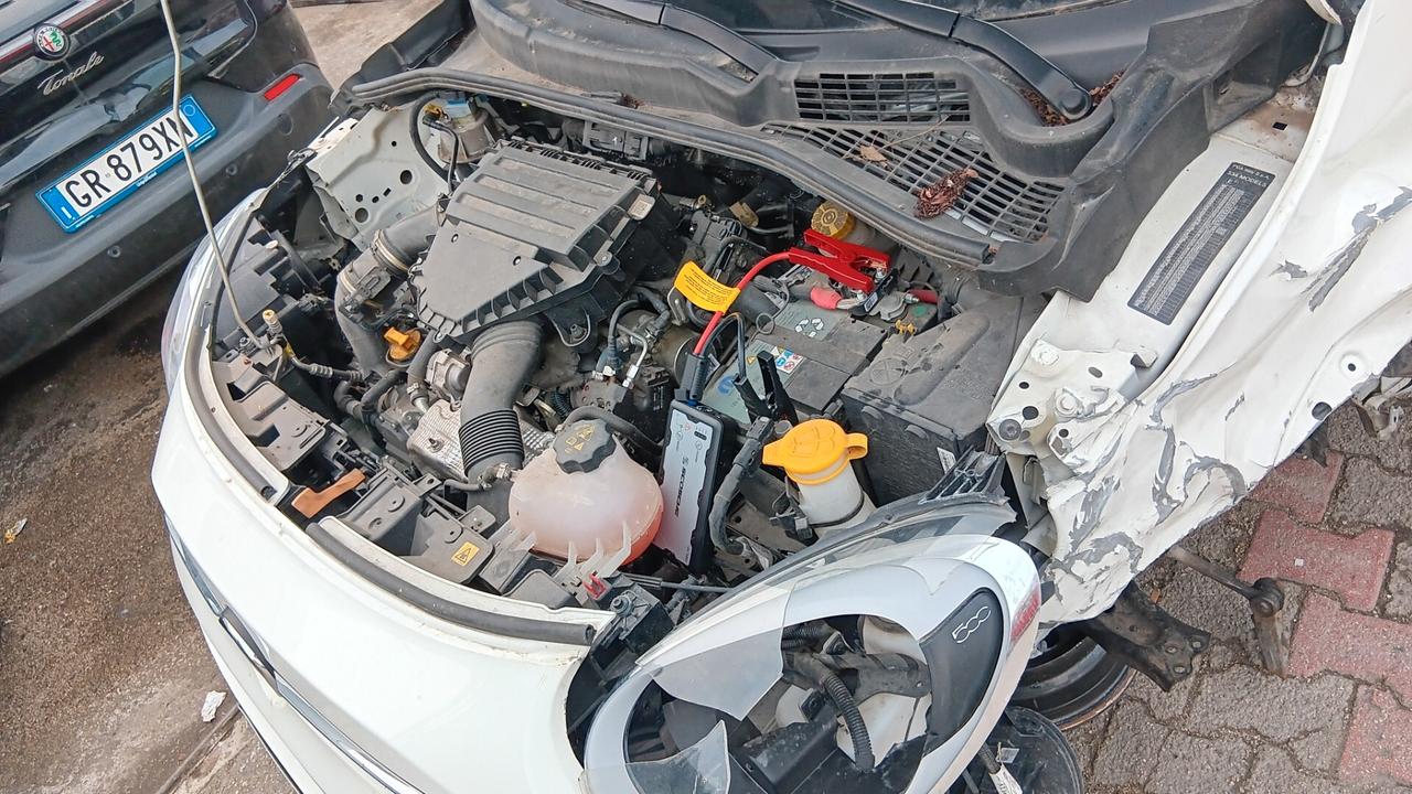 Fiat 500X incidentata sinistrata mondialcars km 66.000