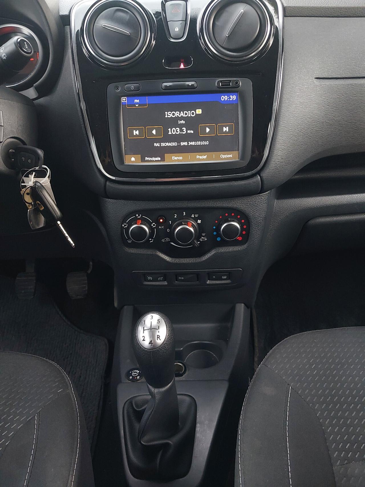 DACIA LODGY 1.6 100CV GPL 7 POSTI 7/2017