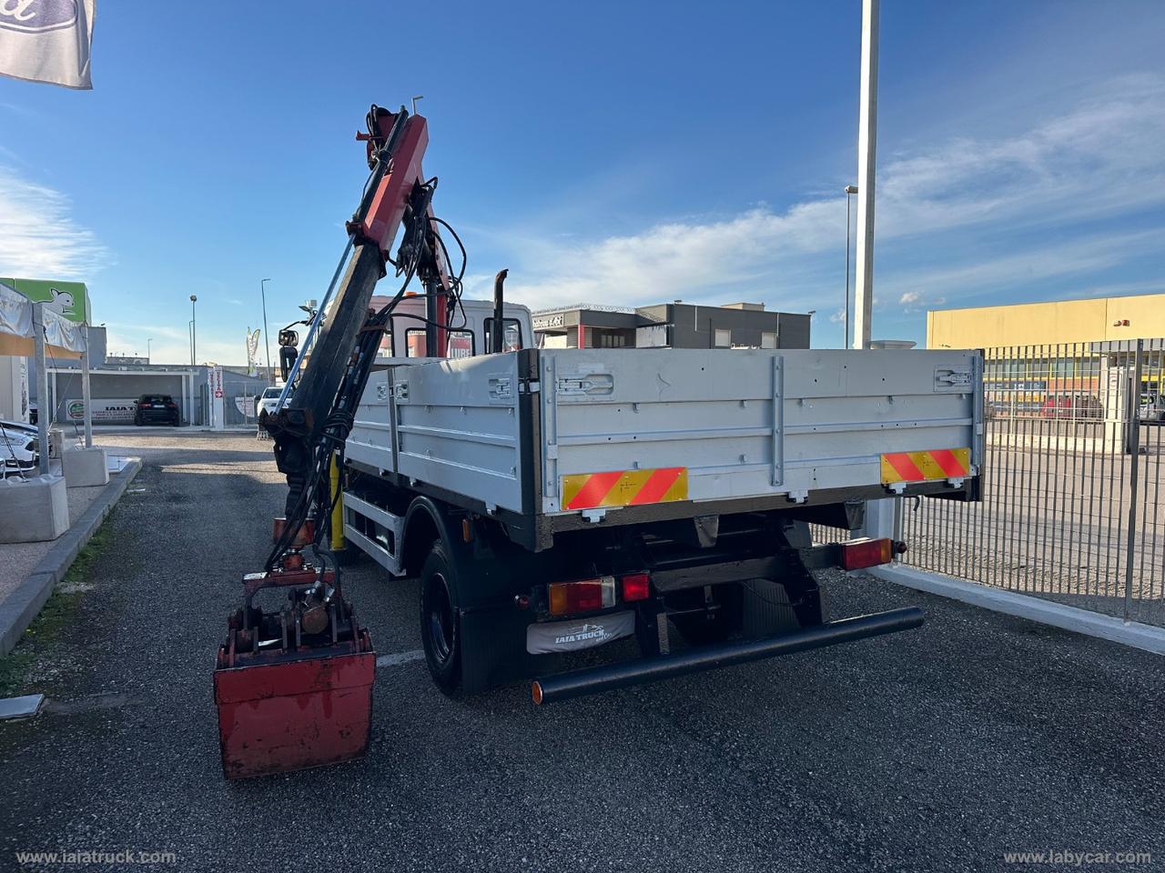 EUROCARGO TECTOR 75E15 RIBALTABILE CON GRU-PINZA ROTANTE