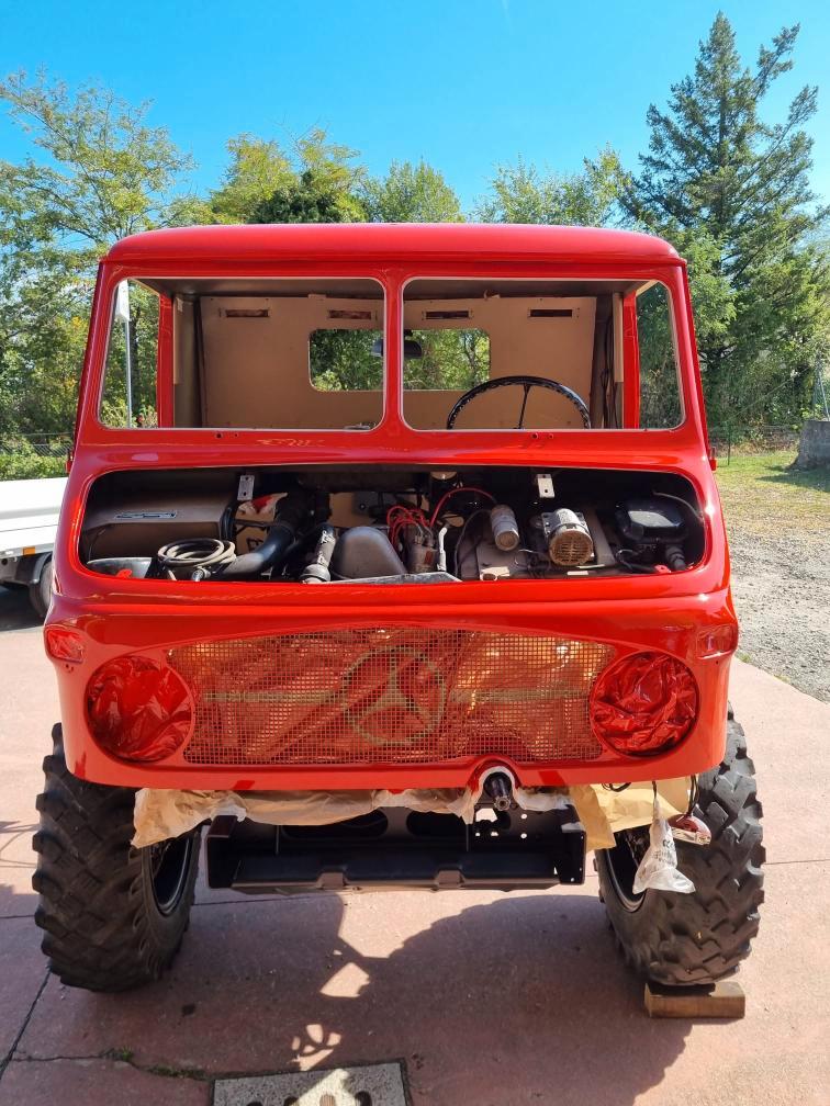 Mercedes Unimog 404 1.U82 404 Unimog 2.2 6 cil. 4x4 Mezzo da lavoro ASI/CRS