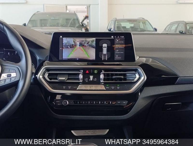 BMW X3 sDrive18d 48V*TELECAMERA POST*SEDILI SPORTIVI*LED*VIRTUAL COCKPIT PLUS*