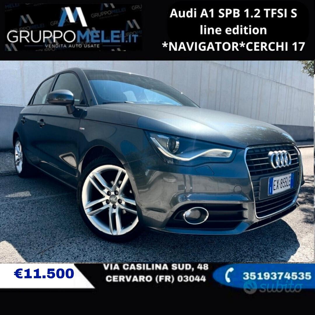 Audi A1 SPB 1.2 TFSI S line edition *NAVIGATOR*CERCHI 17