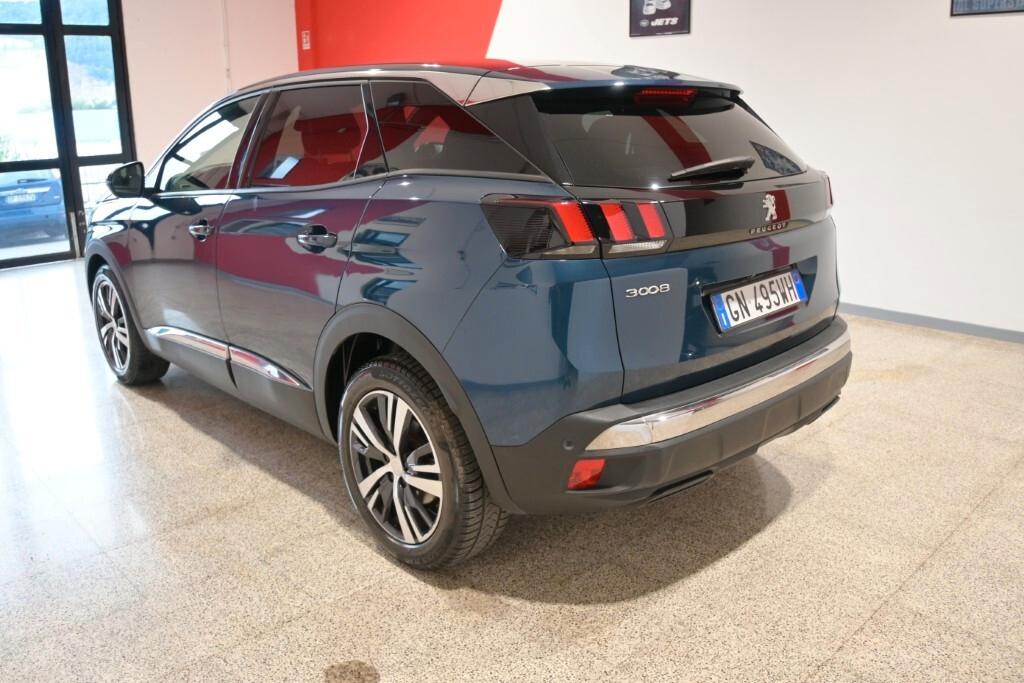 PEUGEOT 3008 1.5 BLUEHDI 130CV EAT8 SeS ALLURE ( FARI LED - I-COCKPIT - CRUISE - NAVI - MIRROR - PDC - TELECAMERA POST. - CERCHI 18 )